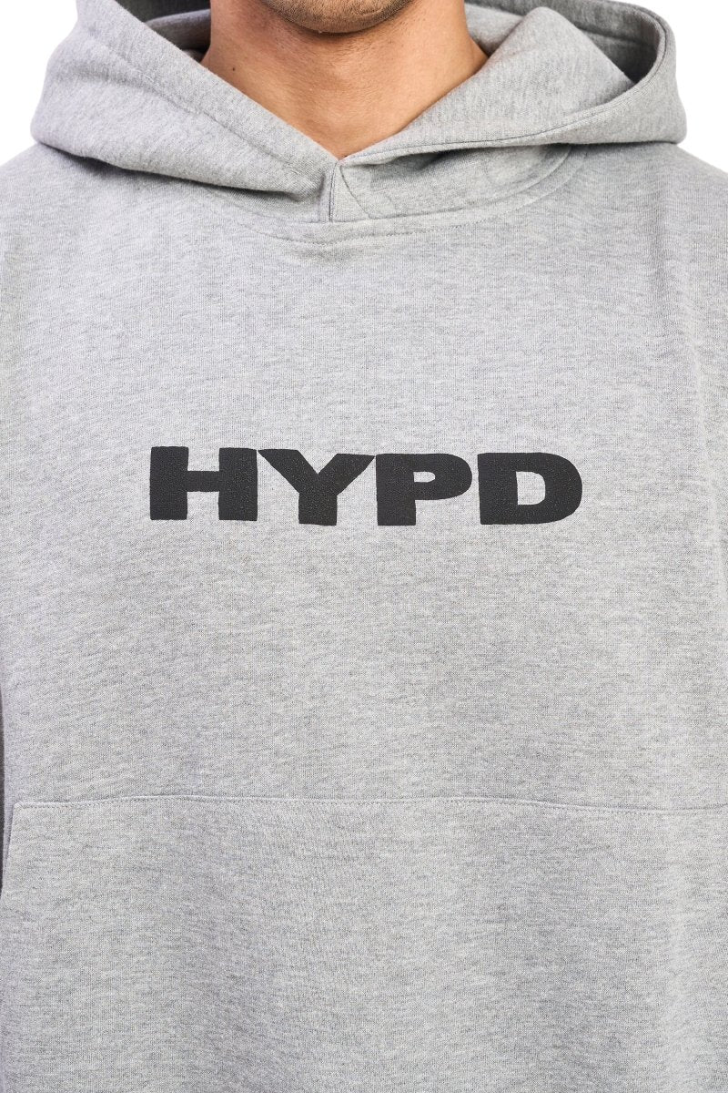Grey Puff Oversized Hoodie - HYPD Sports