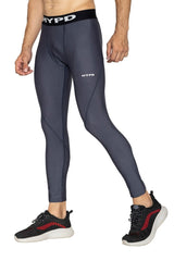 Grey Stealth Compression Lower - HYPD Sports