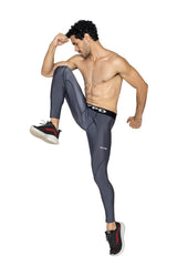 Grey Stealth Compression Lower - HYPD Sports