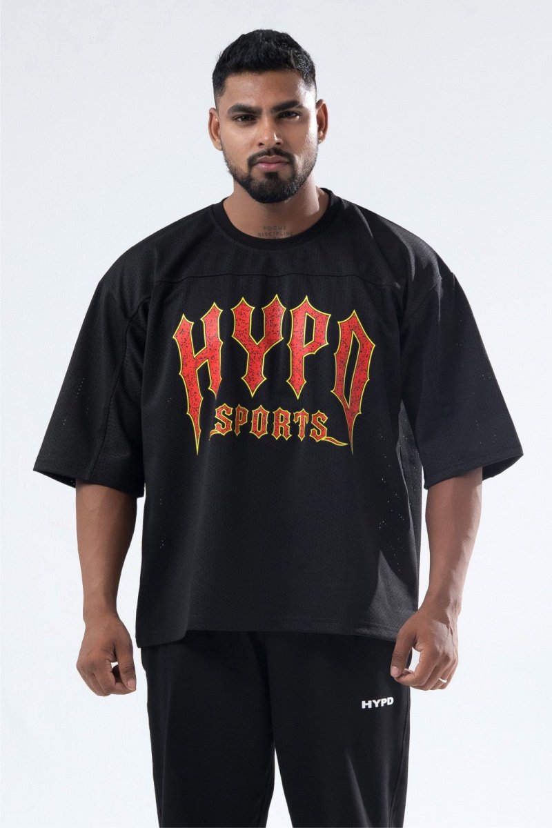 Grunge Mesh Oversized Jersey
