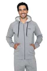 Light Grey Encore Zip Hoodie - HYPD Sports