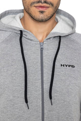 Light Grey Encore Zip Hoodie - HYPD Sports