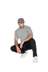 Light Grey Solid Oversized T-Shirt - HYPD Sports