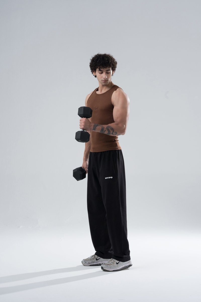 Mocha Signature Ribbed Vest