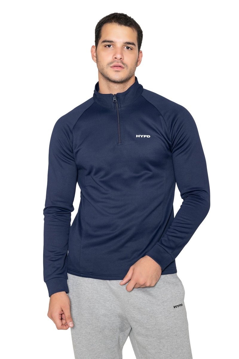 Navy Core 1/4 Zip Upper - HYPD Sports