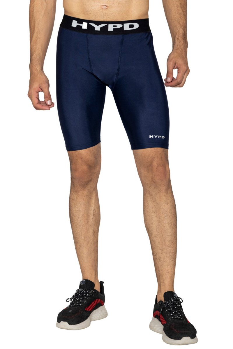Navy Dynamic Compression Shorts