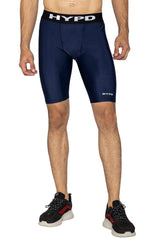 Navy Dynamic Compression Shorts