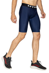 Navy Dynamic Compression Shorts