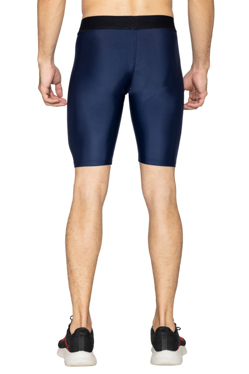 Navy Dynamic Compression Shorts