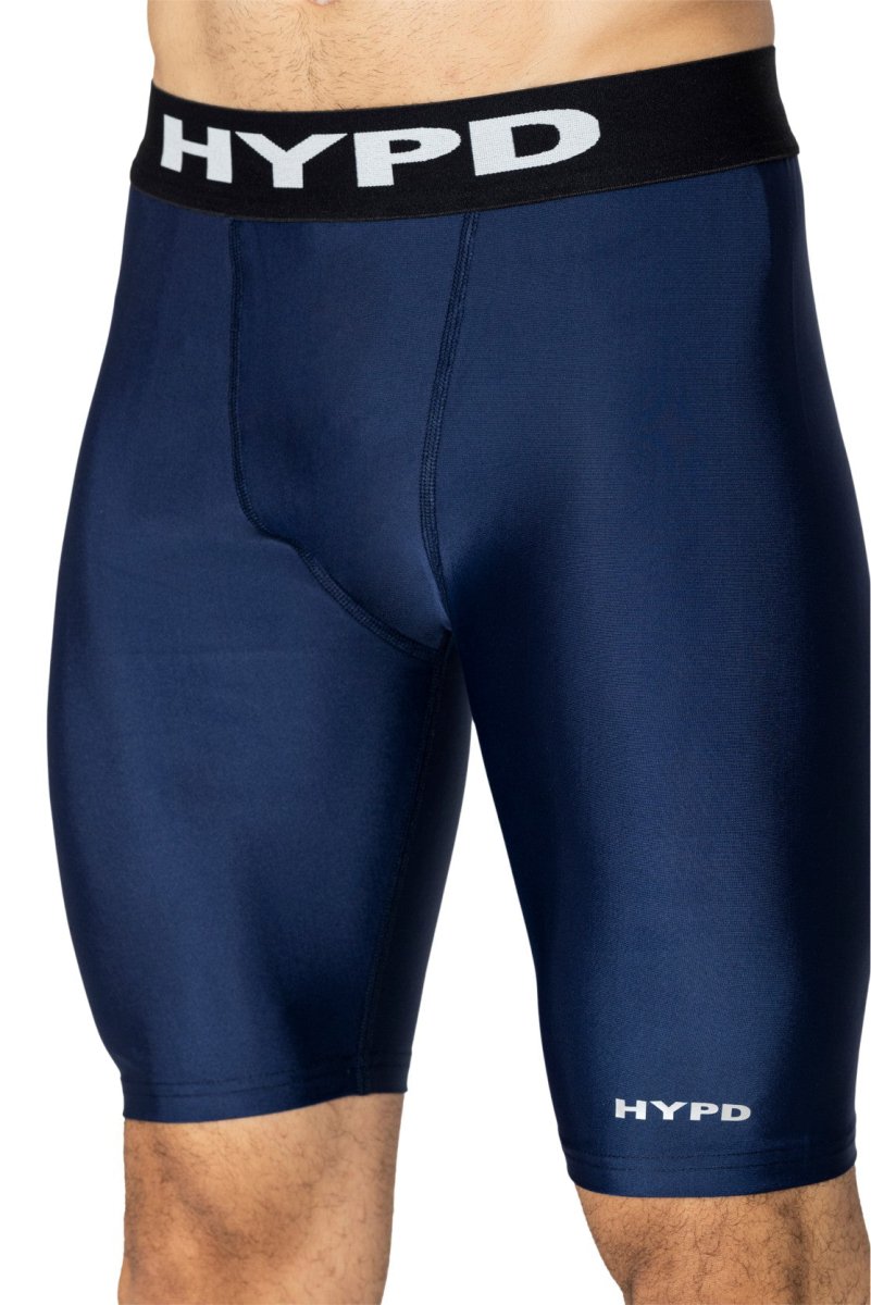 Navy Dynamic Compression Shorts - Main Image