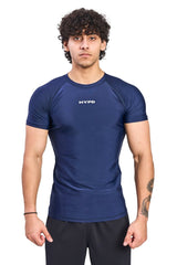 Navy Stealth Compression T-Shirt - HYPD Sports