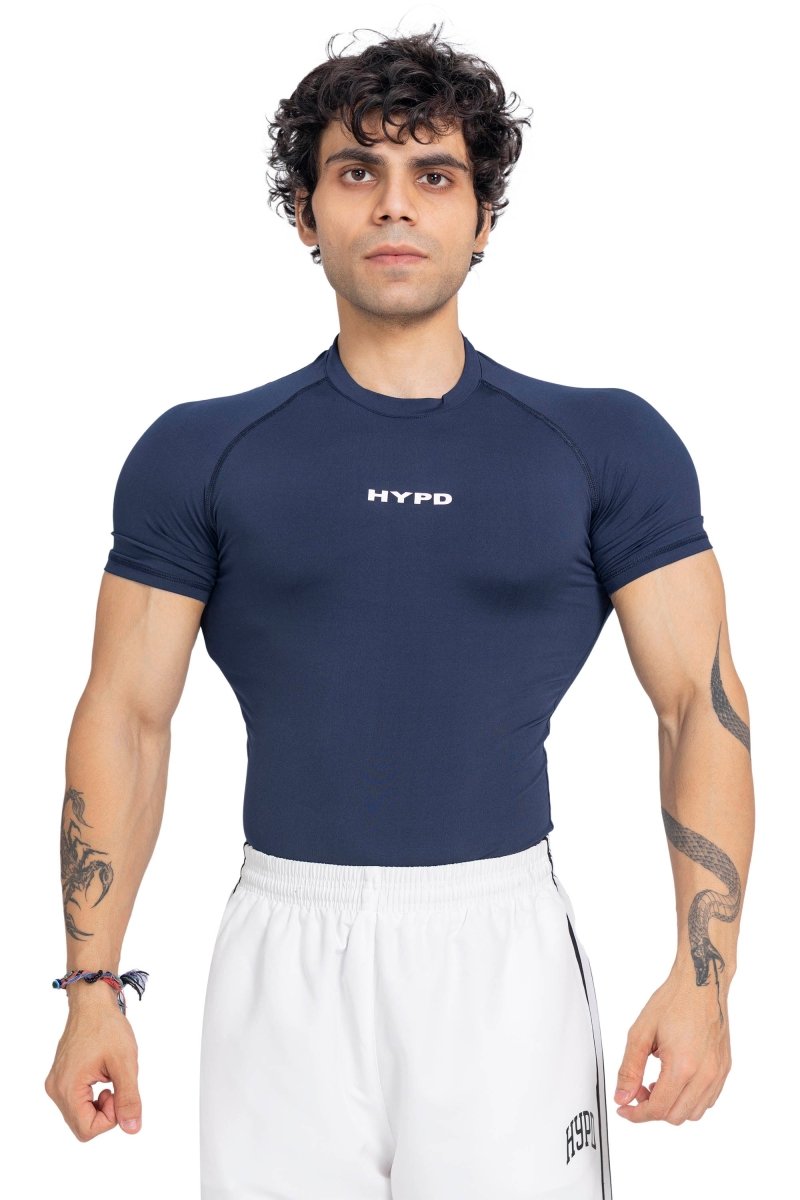 Navy Stealth Compression T-Shirt