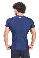 Navy Stealth Compression T-Shirt - HYPD Sports