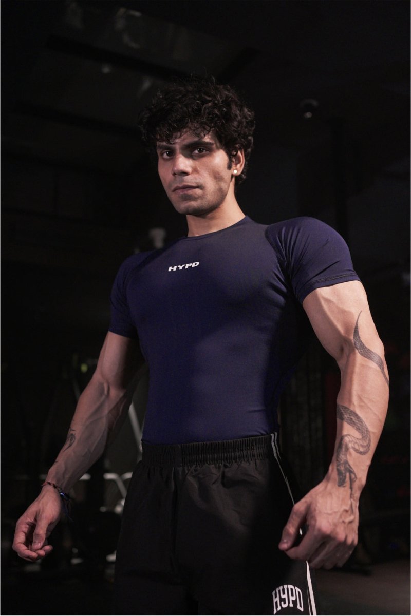 Navy Stealth Compression T-Shirt