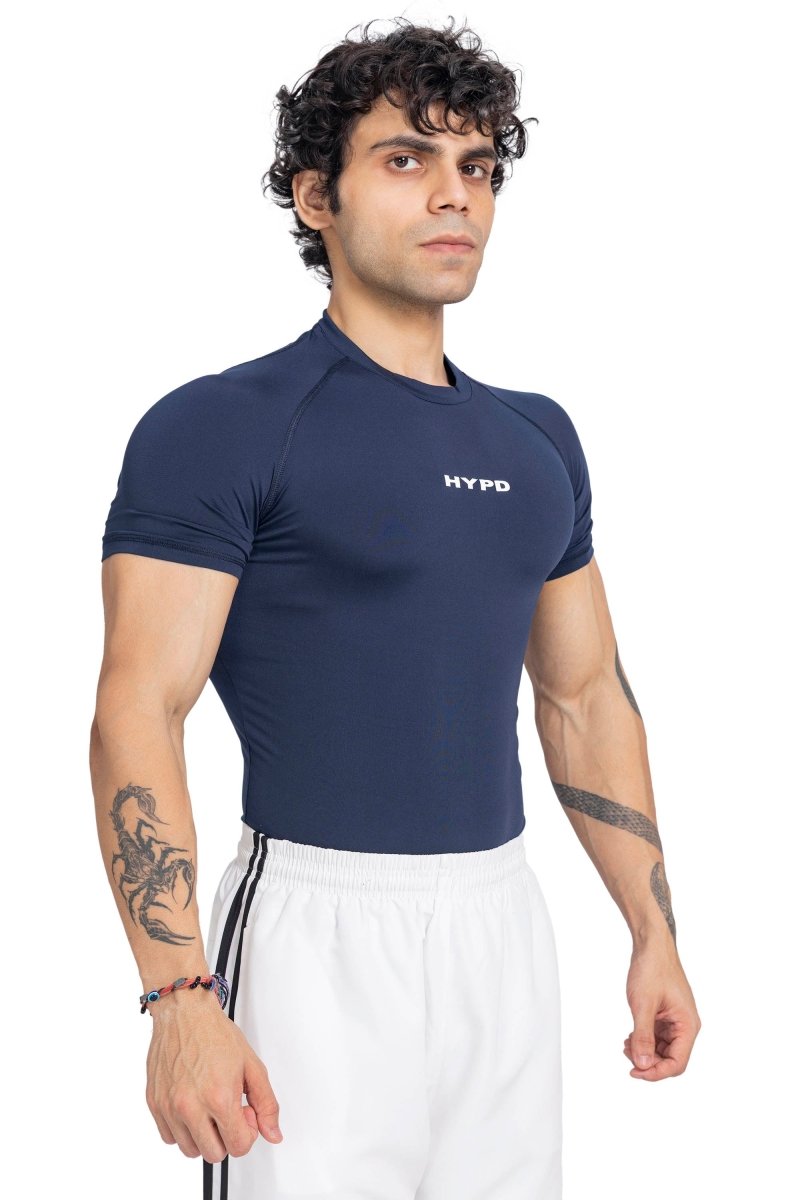 Navy Stealth Compression T-Shirt