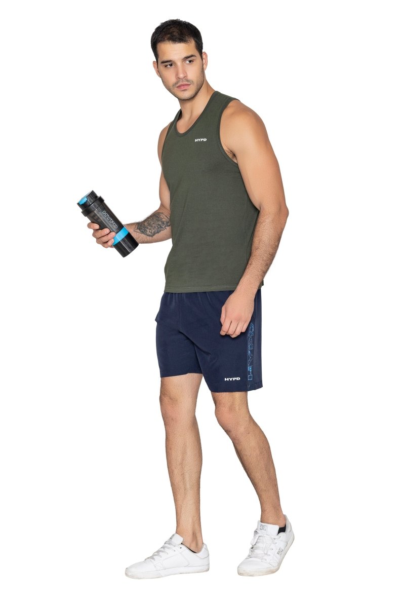 Olive Apex Tank Top - HYPD Sports