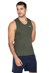 Olive Apex Tank Top - HYPD Sports