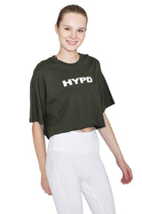 Olive Aura Crop Top - HYPD Sports