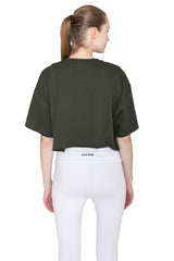 Olive Aura Crop Top - HYPD Sports