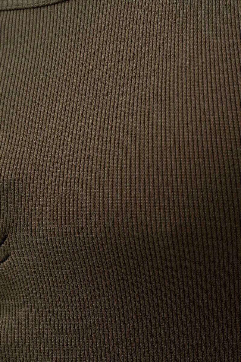 olive signature ribbed vest men 