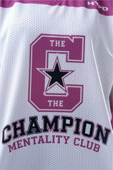 Pink Champion Mentality Oversized Training Jersey For Her