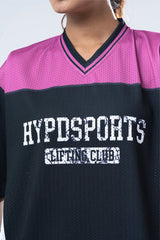 Pink Lifting Club Oversized Training Jersey For Her