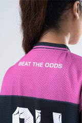 Pink Lifting Club Oversized Training Jersey For Her