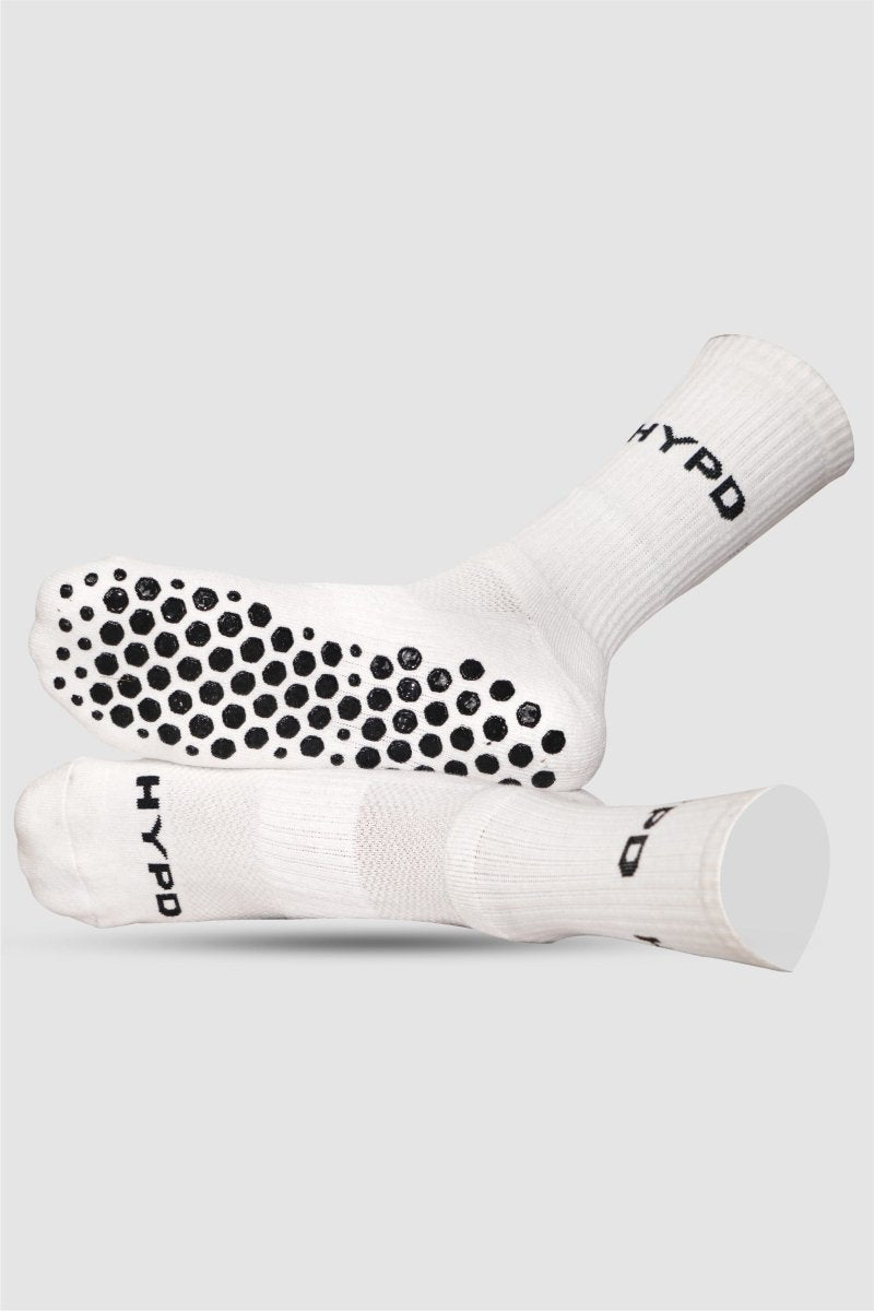 Premium Silicon Grip Socks Pack of 2 Hexagon Print - HYPD Sports