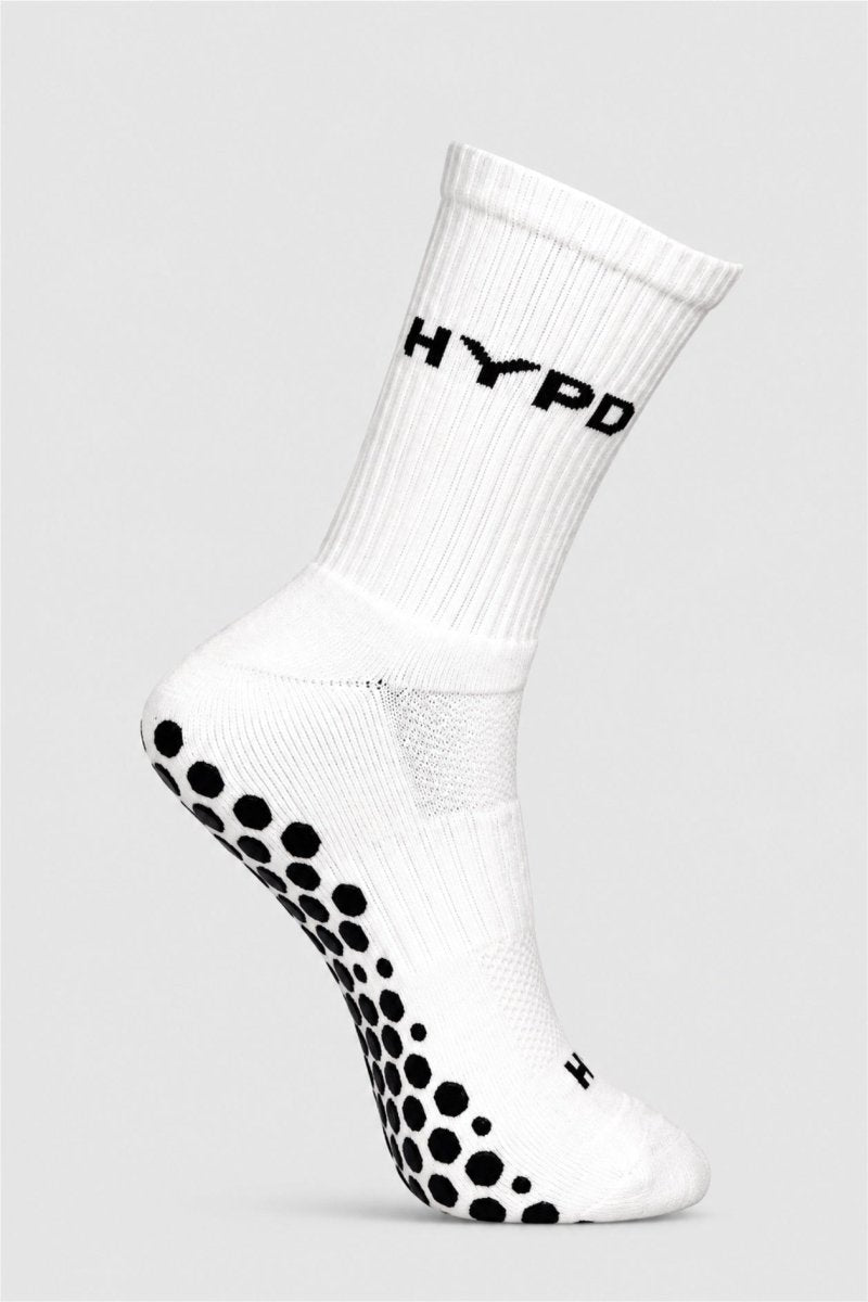 Premium Silicon Grip Socks Pack of 2 Hexagon Print
