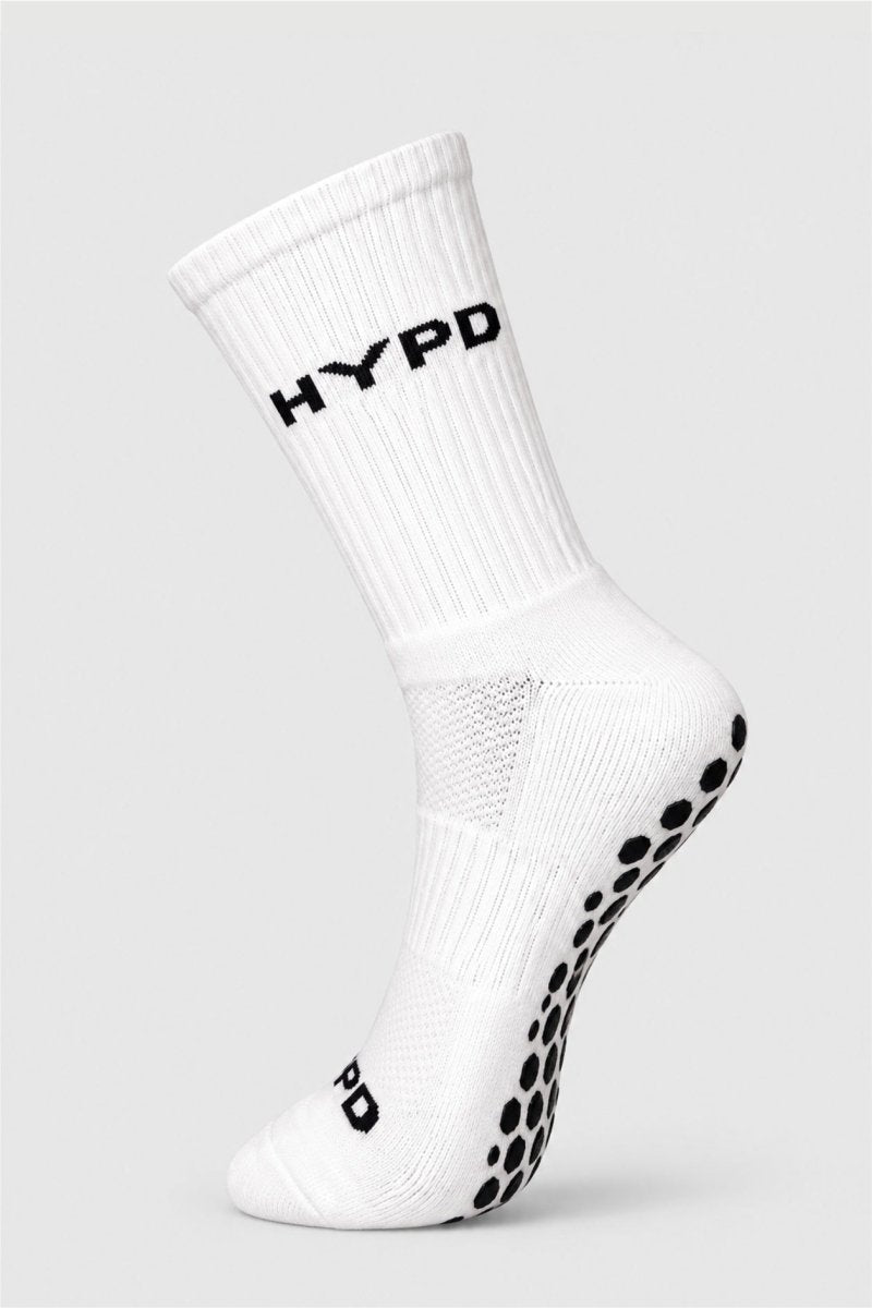 Premium Silicon Grip Socks Pack of 2 Hexagon Print