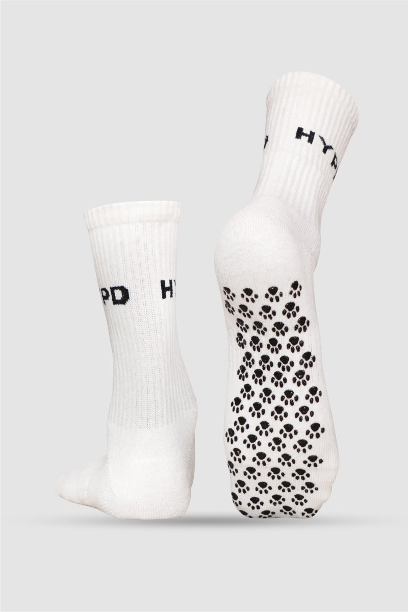 Premium Silicon Grip Socks Pack of 2 Paws Print - HYPD Sports