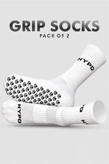 Premium Silicon Grip Socks Pack of 2 Paws Print