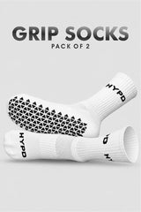 Premium Silicon Grip Socks Pack of 2 Triangle Print