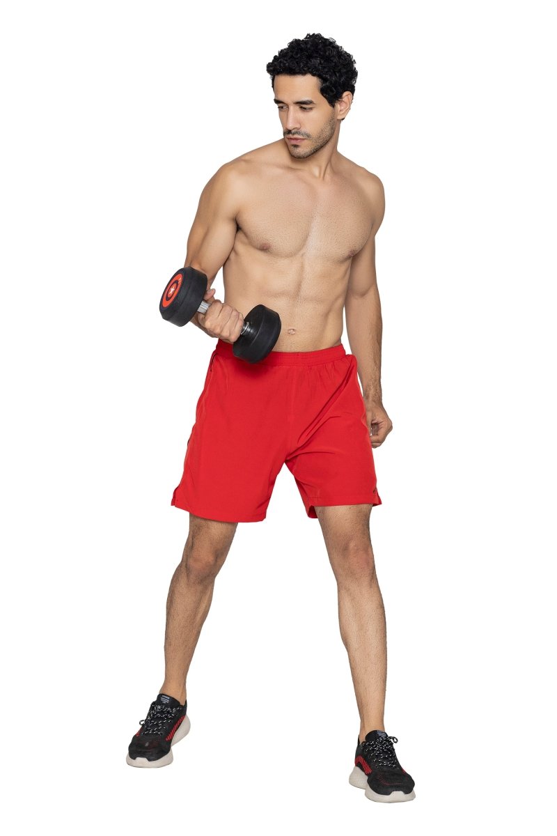 Red Stealth Shorts - HYPD Sports