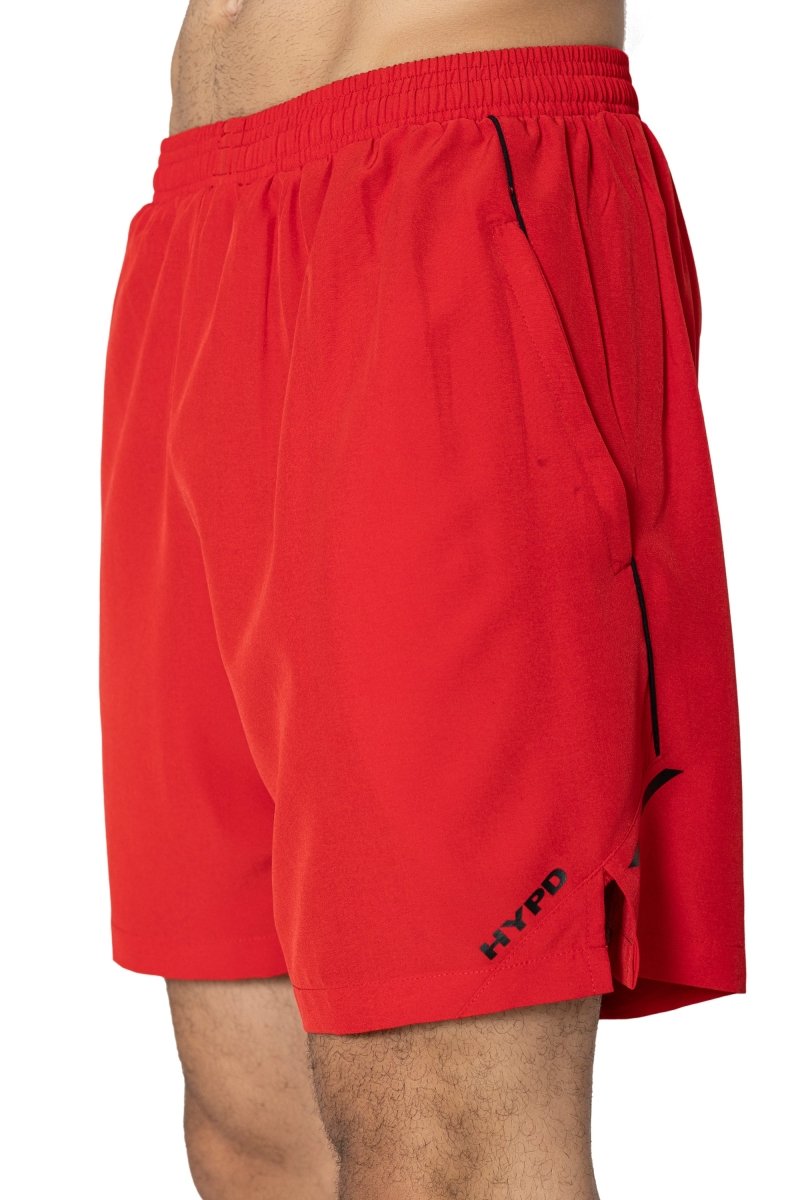 Red Stealth Shorts - HYPD Sports