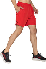 Red Stealth Shorts - HYPD Sports