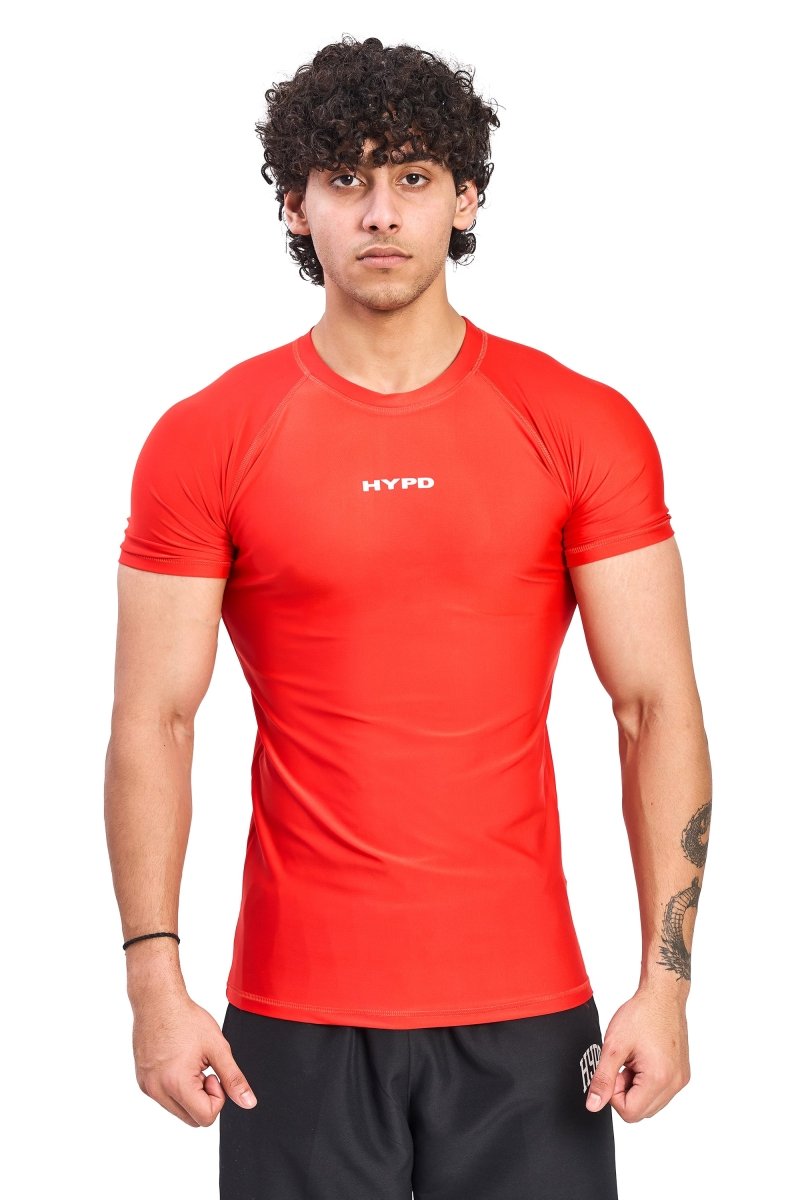 Red Ultra Compression T-Shirt - HYPD Sports