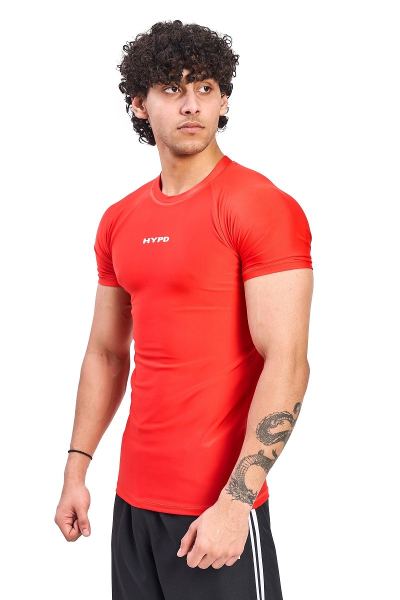 Red Ultra Compression T-Shirt - HYPD Sports