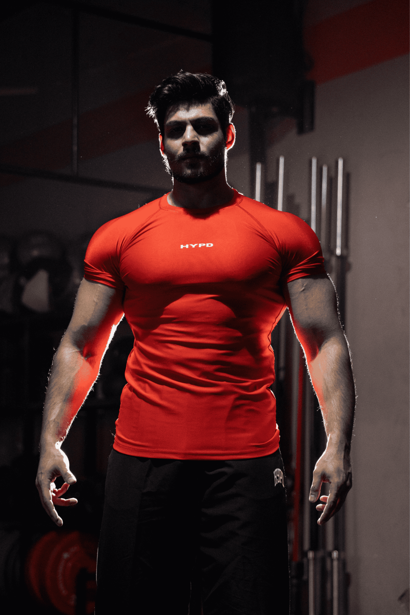 Red Ultra Compression T-Shirt - HYPD Sports