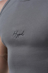 Steel Grey Signature Ribbed Vest
