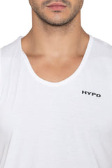 White Apex Tank Top - HYPD Sports