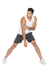 White Apex Tank Top - HYPD Sports
