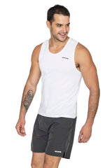 White Apex Tank Top - HYPD Sports