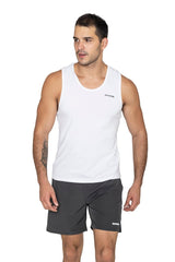White Apex Tank Top - HYPD Sports