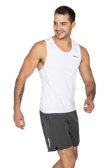 White Apex Tank Top - HYPD Sports