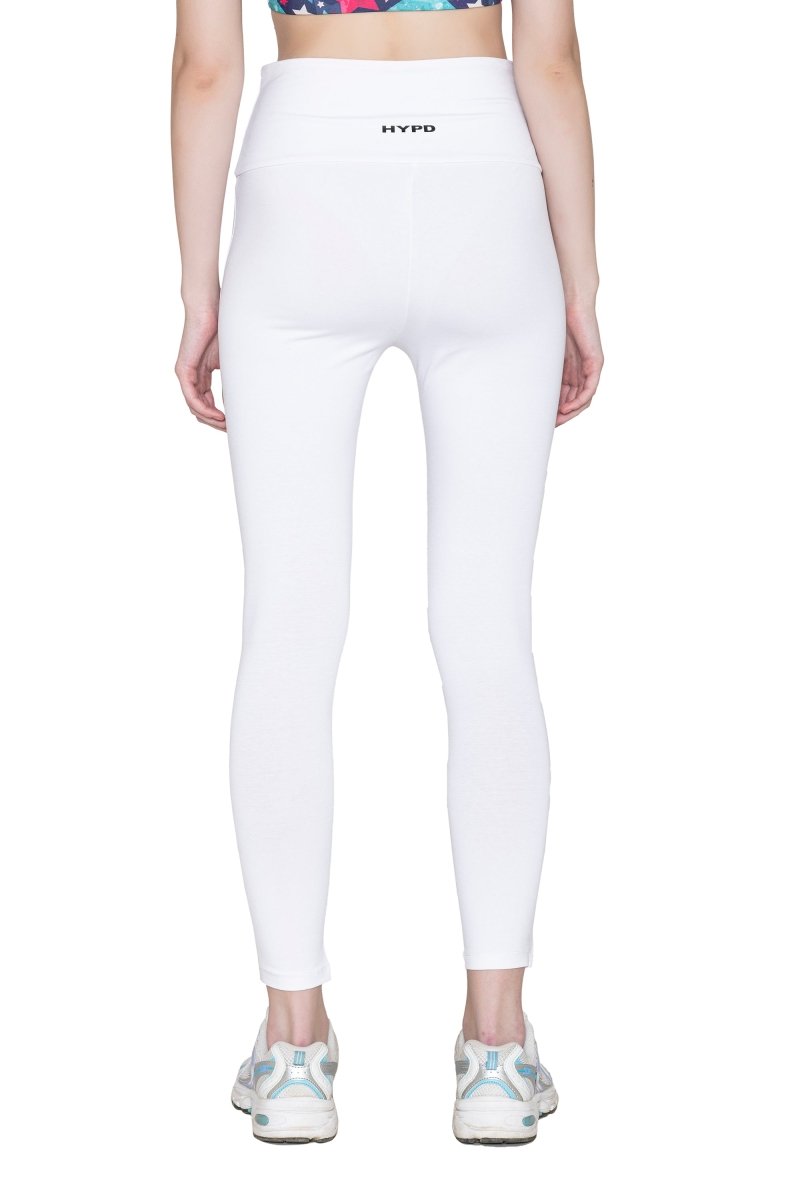 White Aura Leggings - HYPD Sports
