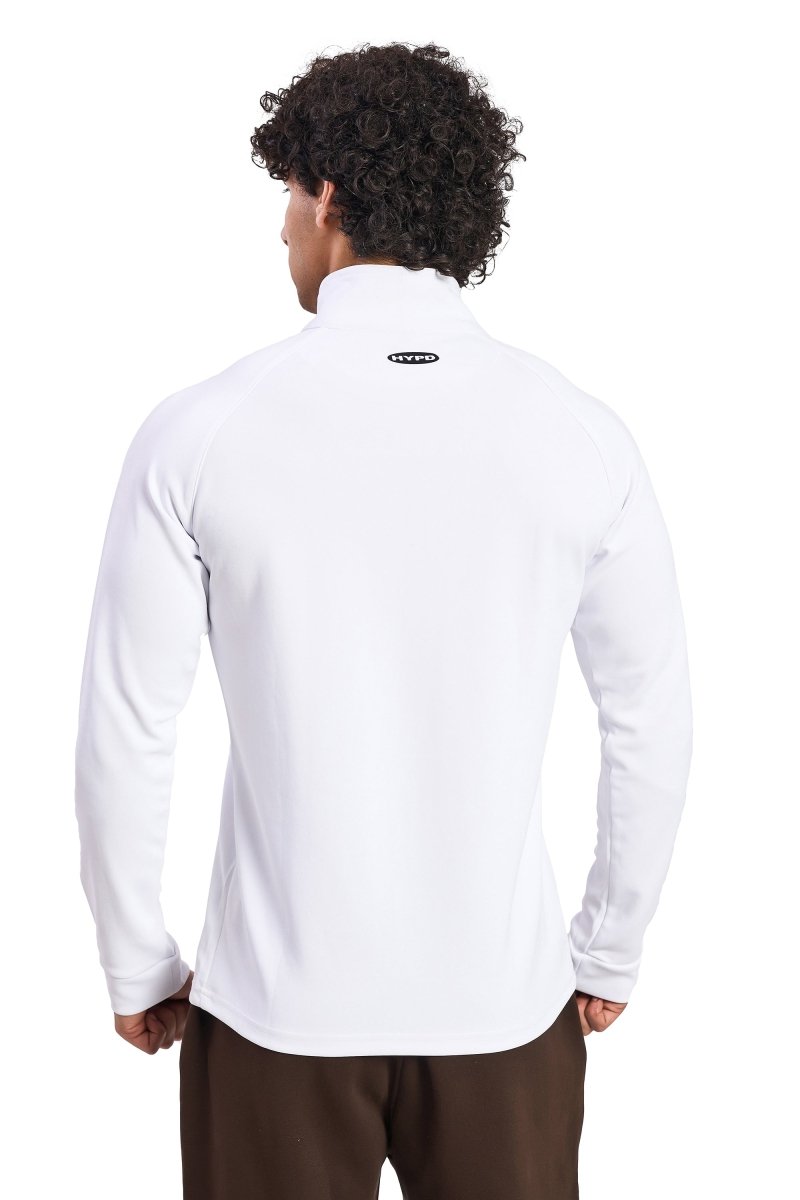 White Core 1/4 Zip Upper - HYPD Sports
