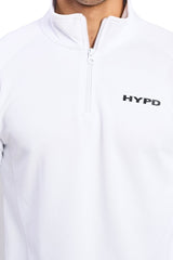 White Core 1/4 Zip Upper - HYPD Sports