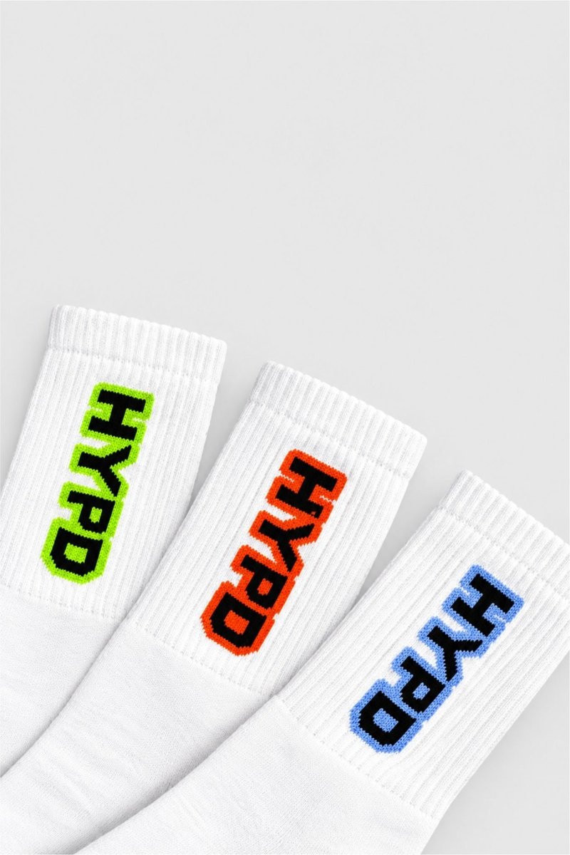 White High Ankle Socks Pack of 3