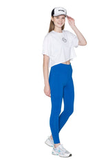 White Infinity Crop Top - HYPD Sports
